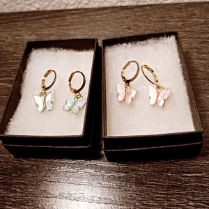 Butterfly Earrings NWT Under $10